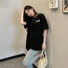 オシャレ度満点 切り替え 一目惚れ プリント Tシャツ カットソー＜U-3560＞