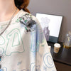 大好評 絞り染め クマ柄 ロング Tシャツ ゆったり半袖 ＜U-3990＞
