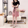 ファッション Tシャツ＋サロペット 美人度アップ セットアップ＜U-3206＞