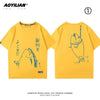 着回し力抜群 おすすめ シンプル プリントロゴ 半袖 Tシャツ-A2632