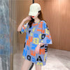 カジュアル 3色選択可 好感度満載 プリント Tシャツ カットソー＜U-3323＞