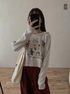 都市ファッショ オシャレデザイン 可愛い  スウェット<isf-10194>