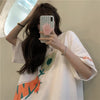 好感度満載 プリント 美感いっぱい Tシャツ カットソー＜U-3313＞