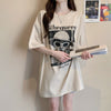 話題沸騰中 レース アバンギャルド 切り替え ホットダイヤモンド 3色選択 半袖Tシャツ＜U-8547＞