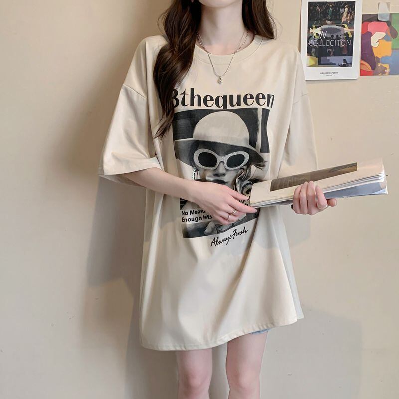 話題沸騰中 レース アバンギャルド 切り替え ホットダイヤモンド 3色選択 半袖Tシャツ＜U-8547＞