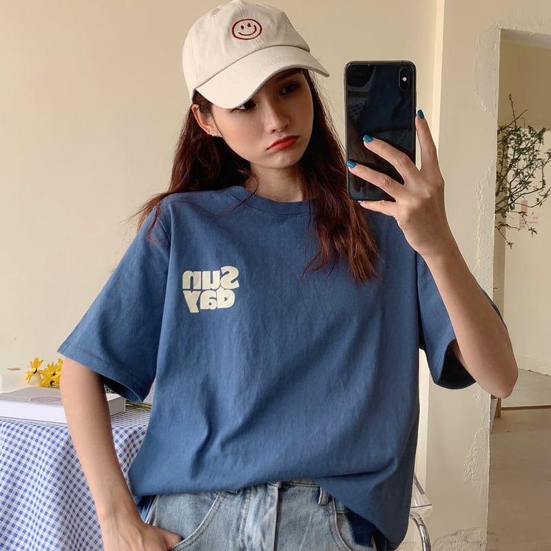 個性的なデザイン 3色選択可 バックで綺麗 Tシャツ カットソー＜U-3023＞