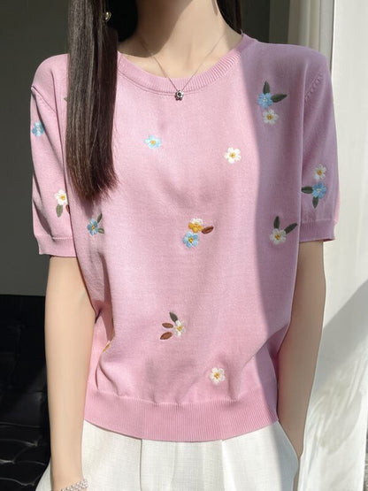絶対流行 大好評 エレガント 好感度UP カジュアル 全4色 Tシャツ＜U-12054＞