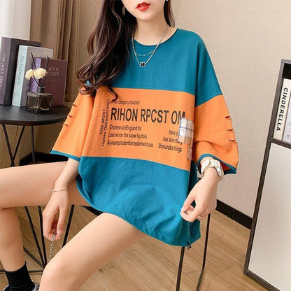 オシャレ度満点 3色選択可 美感いっぱい Tシャツ カットソー＜U-3042＞