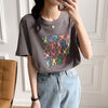 オシャレ度満点 切り替え 着心地抜群 プリント Tシャツ カットソー＜U-3408＞