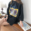 話題沸騰中 ゆったり カジュアル プリント 2色半袖Tシャツ＜U-8161＞