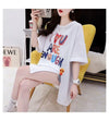 ストリートトレンド韓国風コットン半袖Tシャツ<U-2962>
