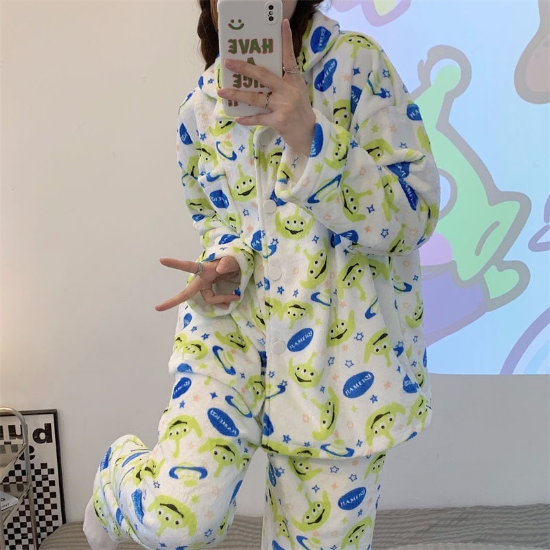 優しい雰囲気 パジャマ トップス+パンツセット ＜U-6012＞