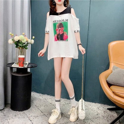 今季大好評 3色選択可 美感いっぱい ベアトップ Tシャツ カットソー＜U-3203＞