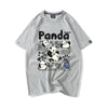 売り切れ必至 カジュアル ファッション感満々 アバンギャルド プリント カップル 全7色 半袖 Tシャツ <U-9320>