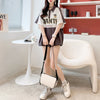 着心地抜群 POLOネック 好感度満載 アルファベット Tシャツ カットソー＜U-3218＞