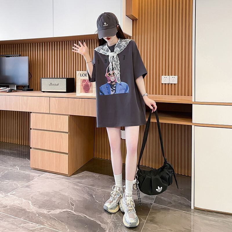 定番シンプル 好感度UP 海外トレンド カジュアル 全3色 半袖 Tシャツ ＜U-11445＞