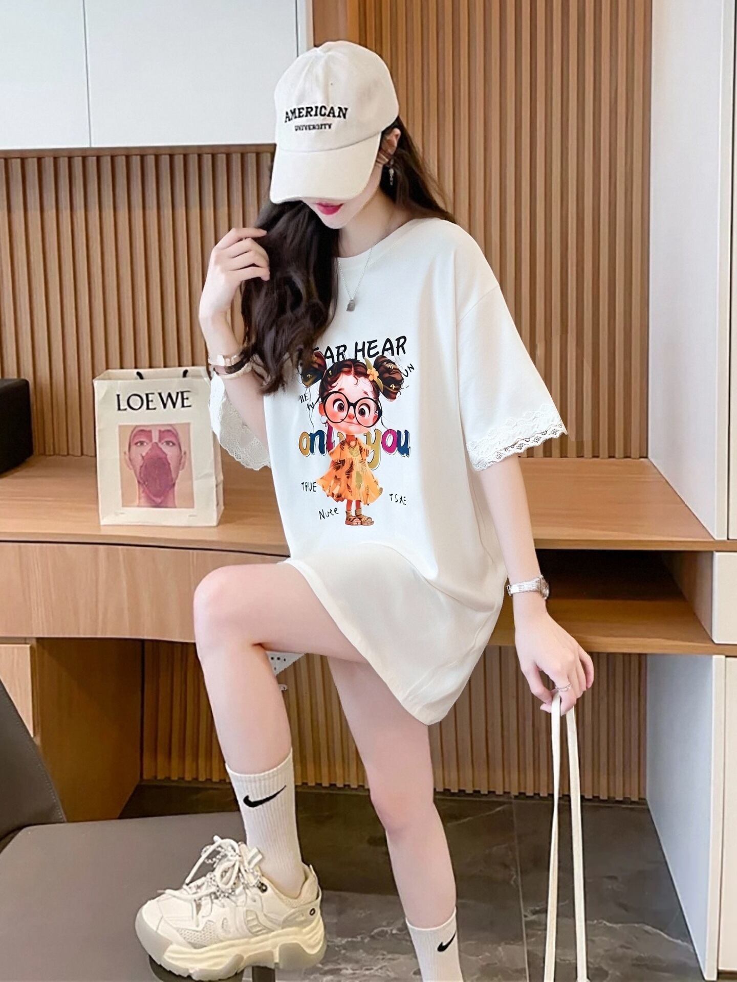 美人度アップ カジュアル 好感度UP 全4色 半袖 Tシャツ ＜U-11118＞