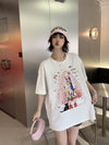 大人の定番 キュート 夏の新作 カジュアル Tシャツ半袖<U-4896>