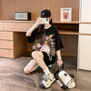 新商品 ファッション 個性派 プリント全3色 半袖Tシャツ カットソー ＜U-8604＞