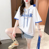 カジュアル 切り替え オシャレ度満点 プリント Tシャツ カットソー＜U-3656＞