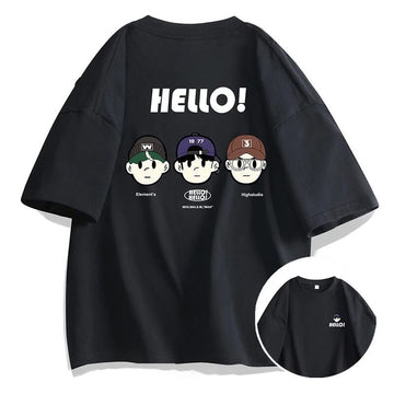 キュート 売り切れ必至 定番シンプル 着回し力抜群 全5色 半袖Tシャツ<U-11642>