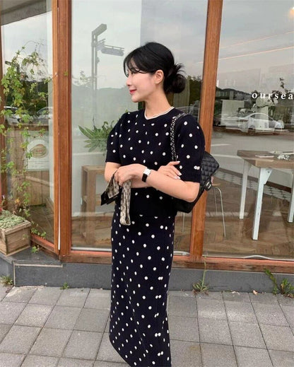 好感度100％ 柔らかくて優しい印象 効果抜群 プリント切り替え 2色 セットアップ<U-10855>