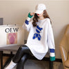 カジュアル 切り替え オシャレ度満点 プリント Tシャツ カットソー＜U-3663＞