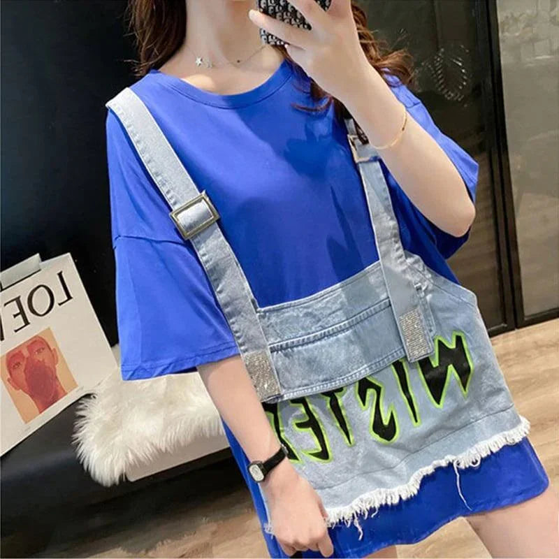 個性的なデザイン 3色選択可 一目惚れ Tシャツ カットソー＜U-3056＞
