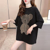 今季大好評 切り替え 美感いっぱい プリント Tシャツ カットソー＜U-3503＞