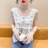 好感度満載 美感いっぱい プリント シャツ ブラウス＜isf-3453＞