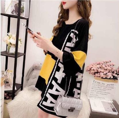 新作 切り替え 個性派 プリント 全2色 半袖Tシャツ＜U-8168＞