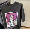おすすめ 着心地良い ファッション感満々 プリント 半袖 Tシャツ <U-9127>