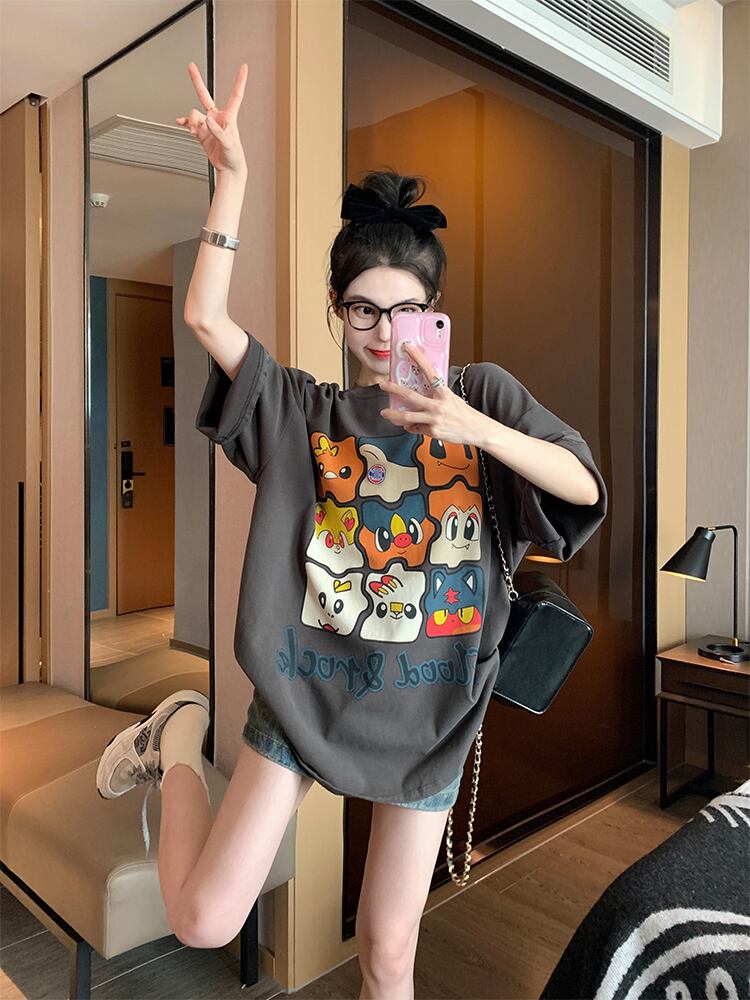 話題沸騰中 高級感溢れる オシャレ度満点 Tシャツ カットソー＜U-8369＞