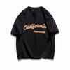 早い者勝ち カジュアル ファッション感満々 ダブルプリント 全5色 半袖Tシャツ<U-9271>