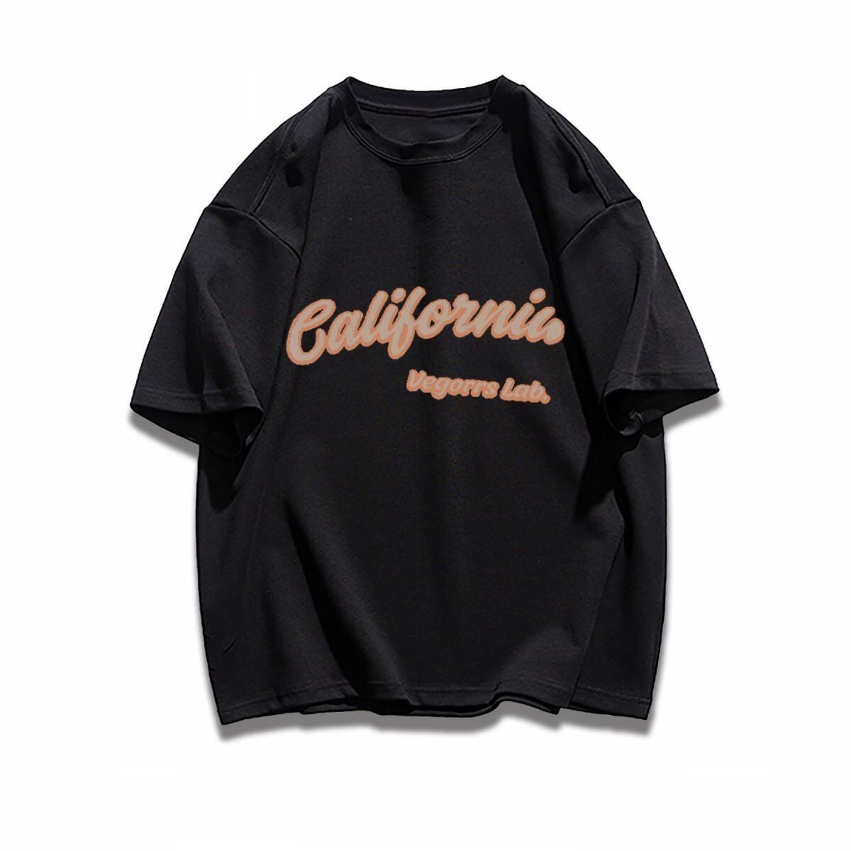 早い者勝ち カジュアル ファッション感満々 ダブルプリント 全5色 半袖Tシャツ<U-9271>
