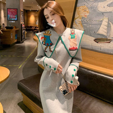 都市ファッショ デザイン オシャレ ファッション感満々 ファッション感満々 ワンピース<U-9718>