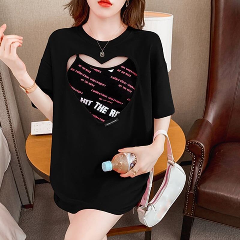 合わせやすい Tシャツ＋キャミソール チャーミング セットアップ＜U-3454＞
