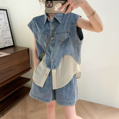 今季マストバイ 上品 ファッション 半袖Ｔシャツⅹパンツセット <U-6575>