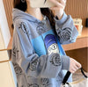 【店舗販促品】 プリント 美人度アップ パーカー 全3色＜U-4938＞