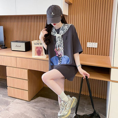 定番シンプル 好感度UP 海外トレンド カジュアル 全3色 半袖 Tシャツ ＜U-11445＞