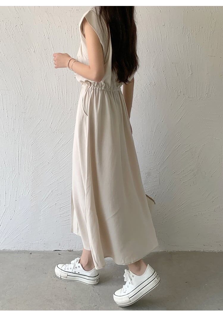 新商品 シンプル エレガント ワンピース全3色＜iU-8231＞