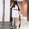 好感度満載 切り替え 美感いっぱい プリント Tシャツ カットソー＜U-3621＞