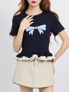 売れ筋 大好評 エレガント 好感度UP カジュアル Tシャツ＜U-12081＞
