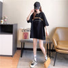 ゆったり感アップ 切り替え オシャレ度満点 プリント Tシャツ カットソー＜U-3478＞