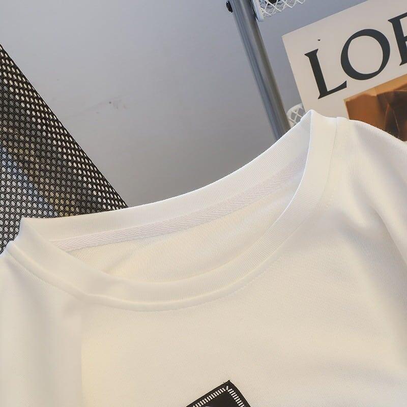 個性的なデザイン プリント オシャレ度満点 Tシャツ カットソー＜U-3373＞