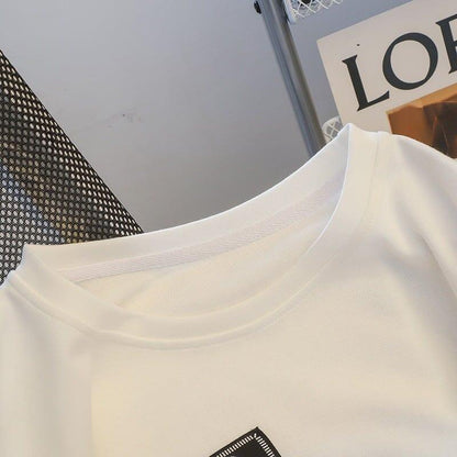 個性的なデザイン プリント オシャレ度満点 Tシャツ カットソー＜U-3373＞