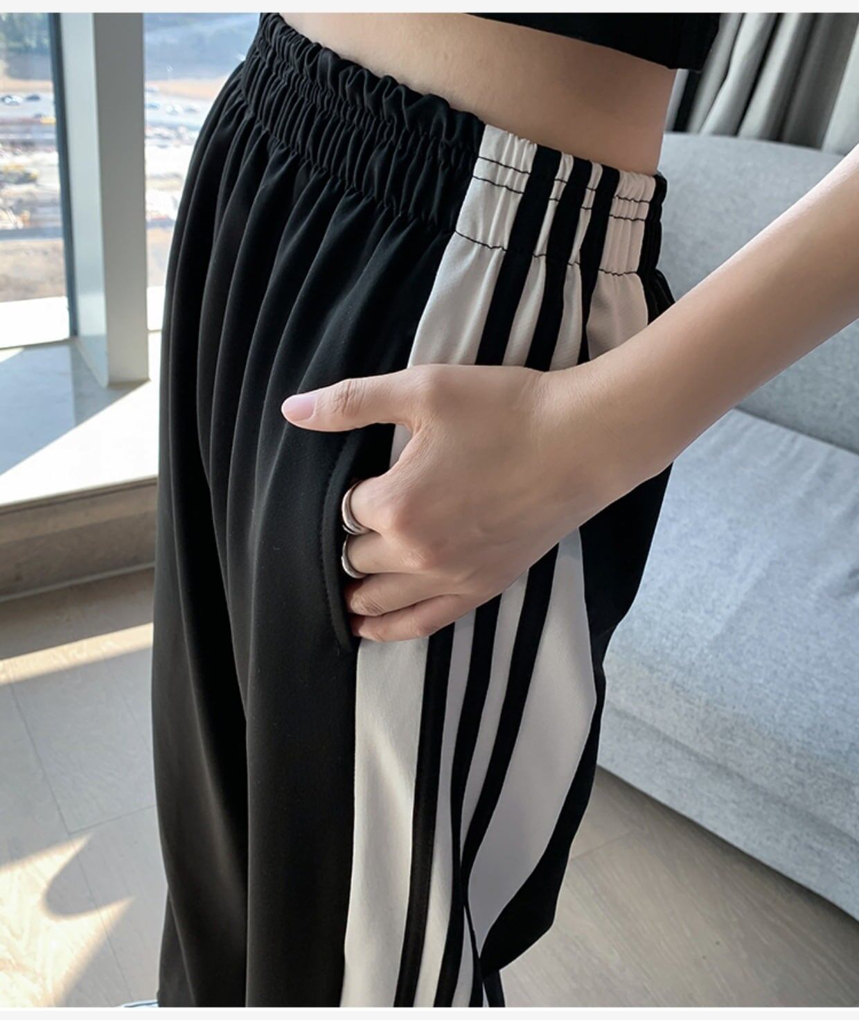 元気いっぱい 裏起毛 組み合わせやすい スウェットパンツ <U-3934>