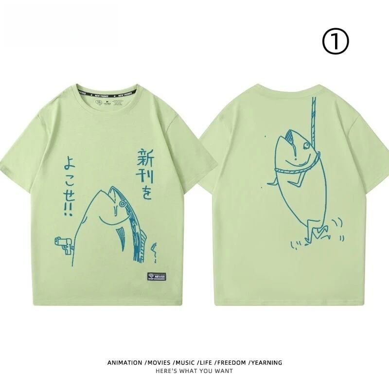 着回し力抜群 おすすめ シンプル プリントロゴ 半袖 Tシャツ-A2632