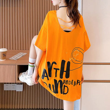 大人可愛い エレガント 絶対欲しい 大好評 好感度UP カジュアル 全4色 Tシャツ＜U-11661＞