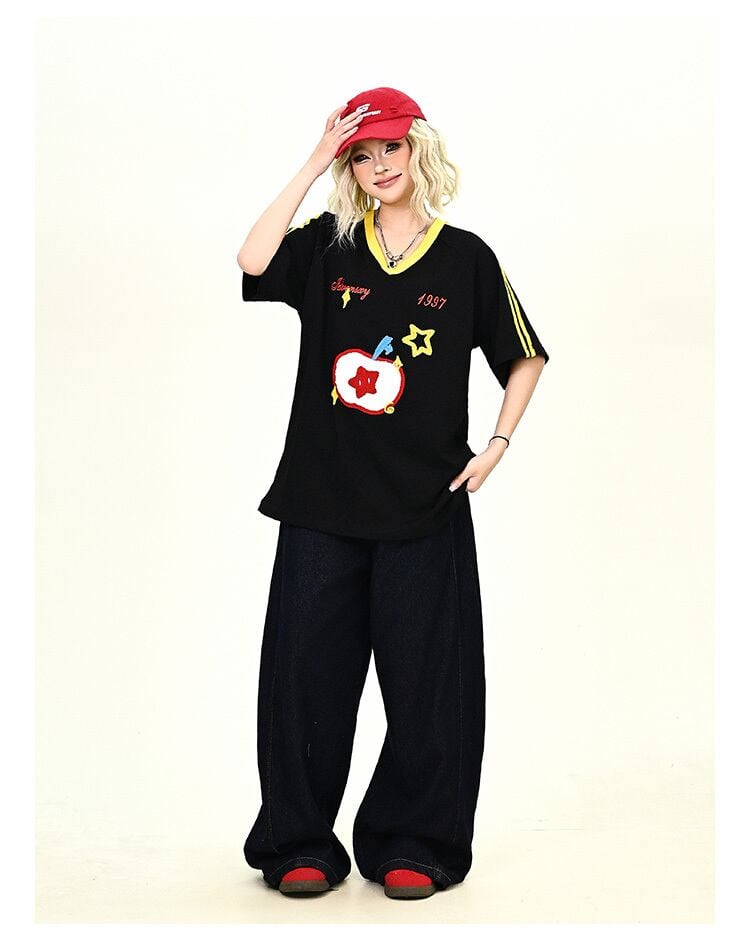 売り切れ必至 早い者勝ち 絶対流行 カジュアル 2色選択 Tシャツ<U-11545>